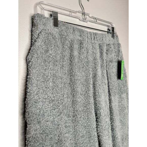 NWD Honeydew Intimates Blue Fuzzy Wide Leg Panama Pants Women’s Size Medium - Picture 3 of 8